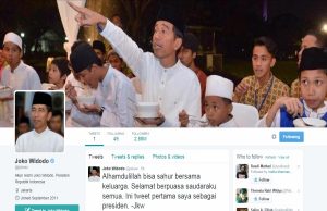 Jokowi Jadi Salah Satu Tokoh Terpopuler di Twitter