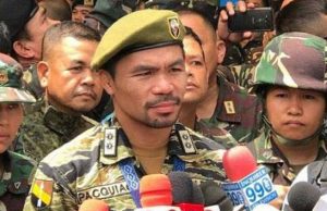 Manny Pacquiao Kunjungi Pasukan Filipina di Marawi