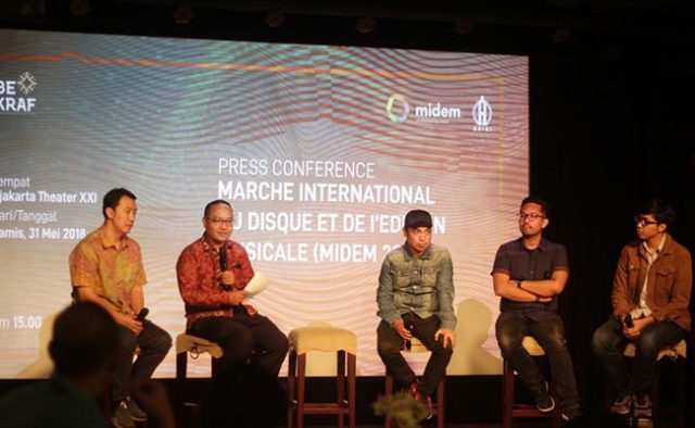 Bekraf Dukung Indonesia di Pameran Musik Internasional MIDEM 2018