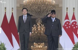 Prabowo Terima Kunjungan PM Singapura Lawrence Wong di Istana Merdeka